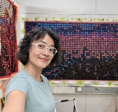 Aylee Kim in her studio