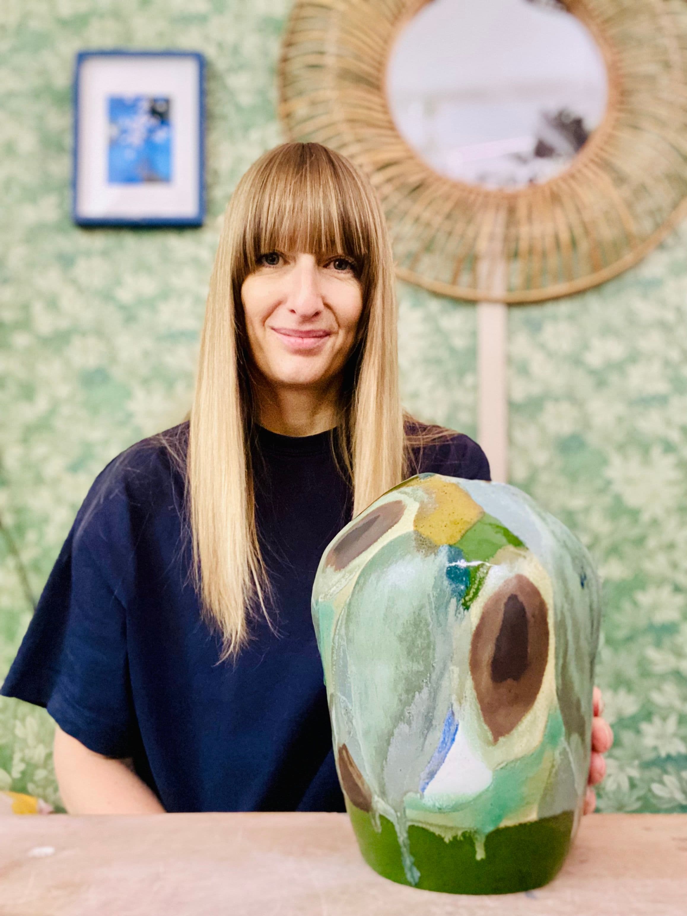 Kelly Bonk in her Brisbane studio