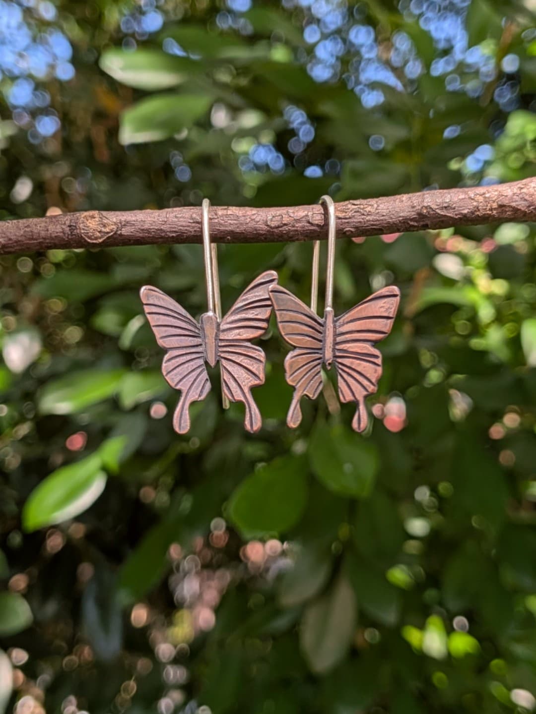 Ulysses Butterfly Soldered Drops — Jemica Ostrofski