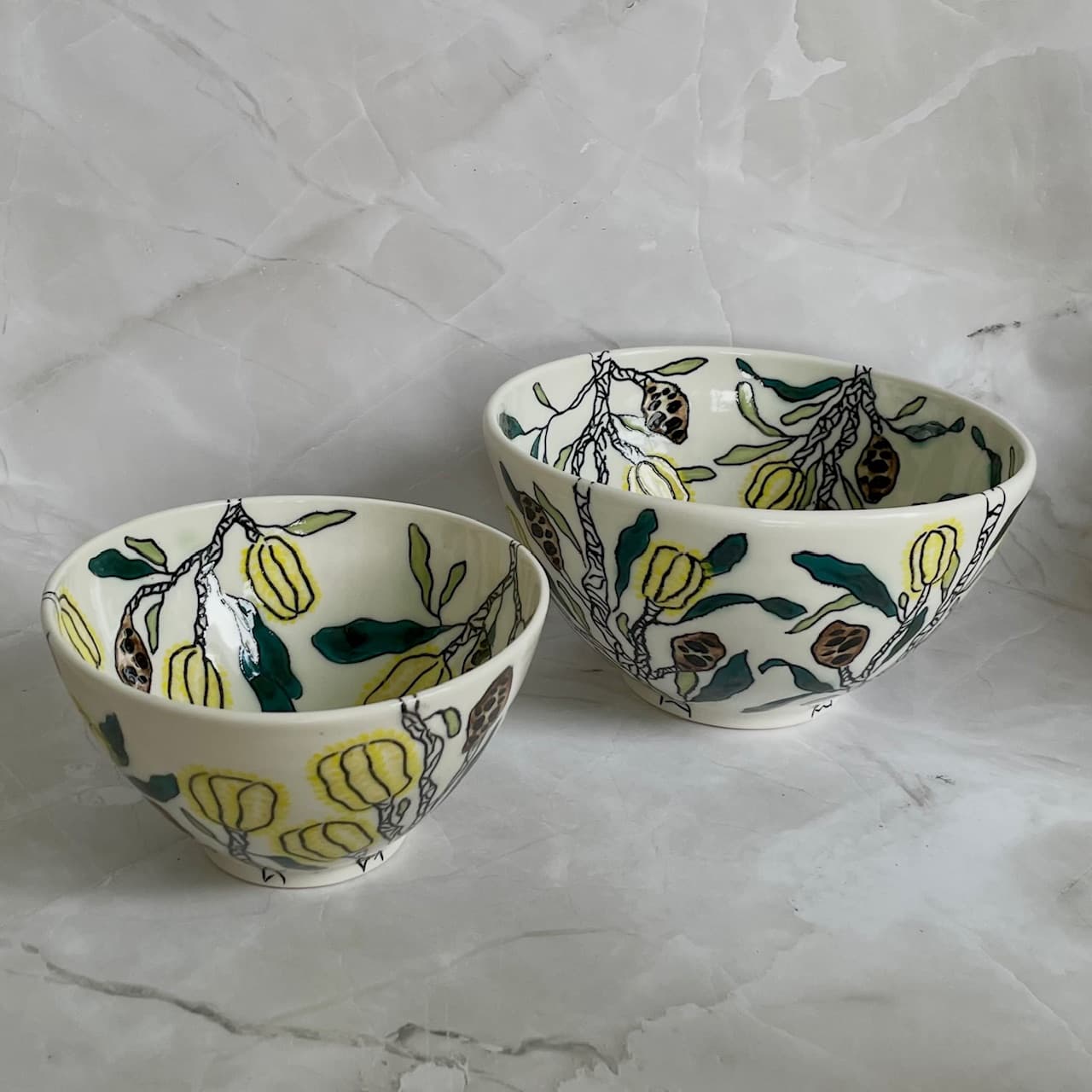 Coastal Banksia Bowls (Set of 2) — Juni Margrie