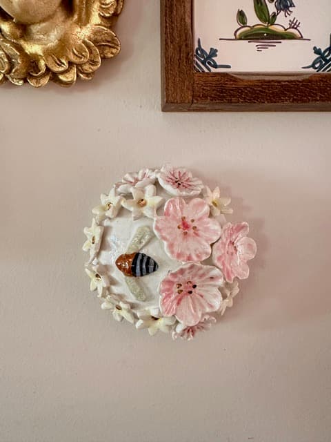 Blue Banded Bee Wall Art – Small I — Marlyn Radley