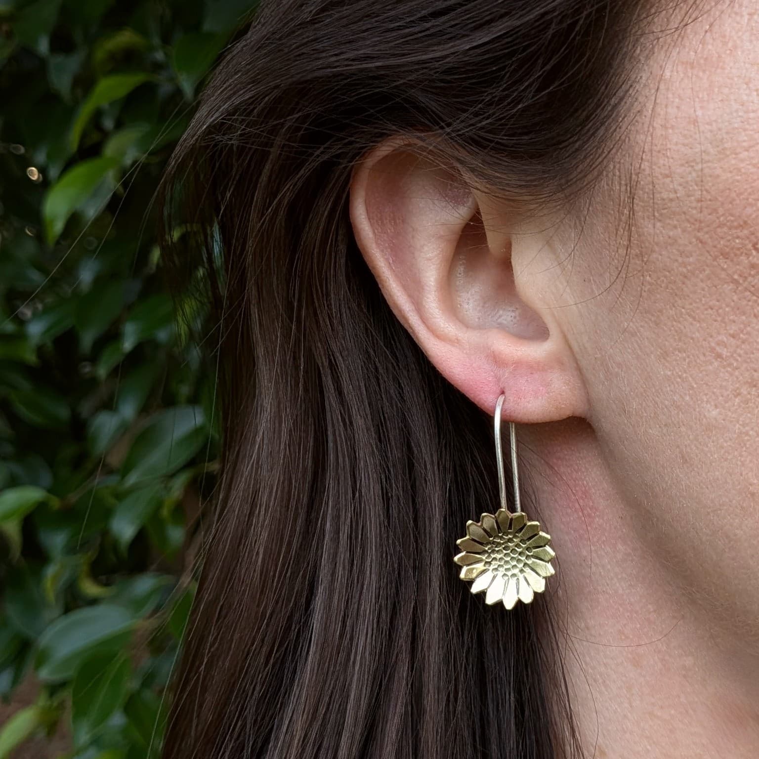 Sunflower Soldered Drops — Jemica Ostrofski