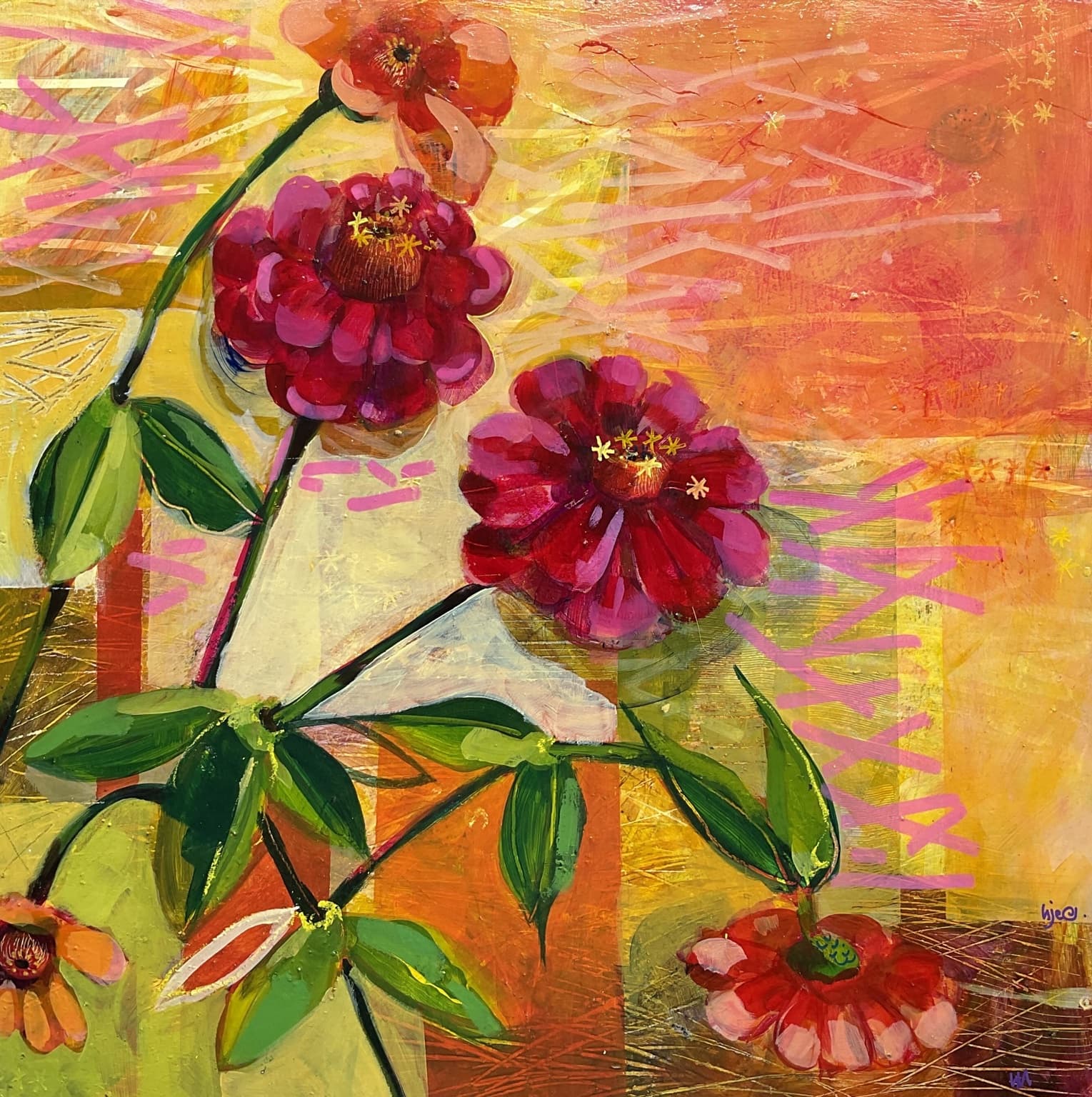 Zinnia I — Helen Evans