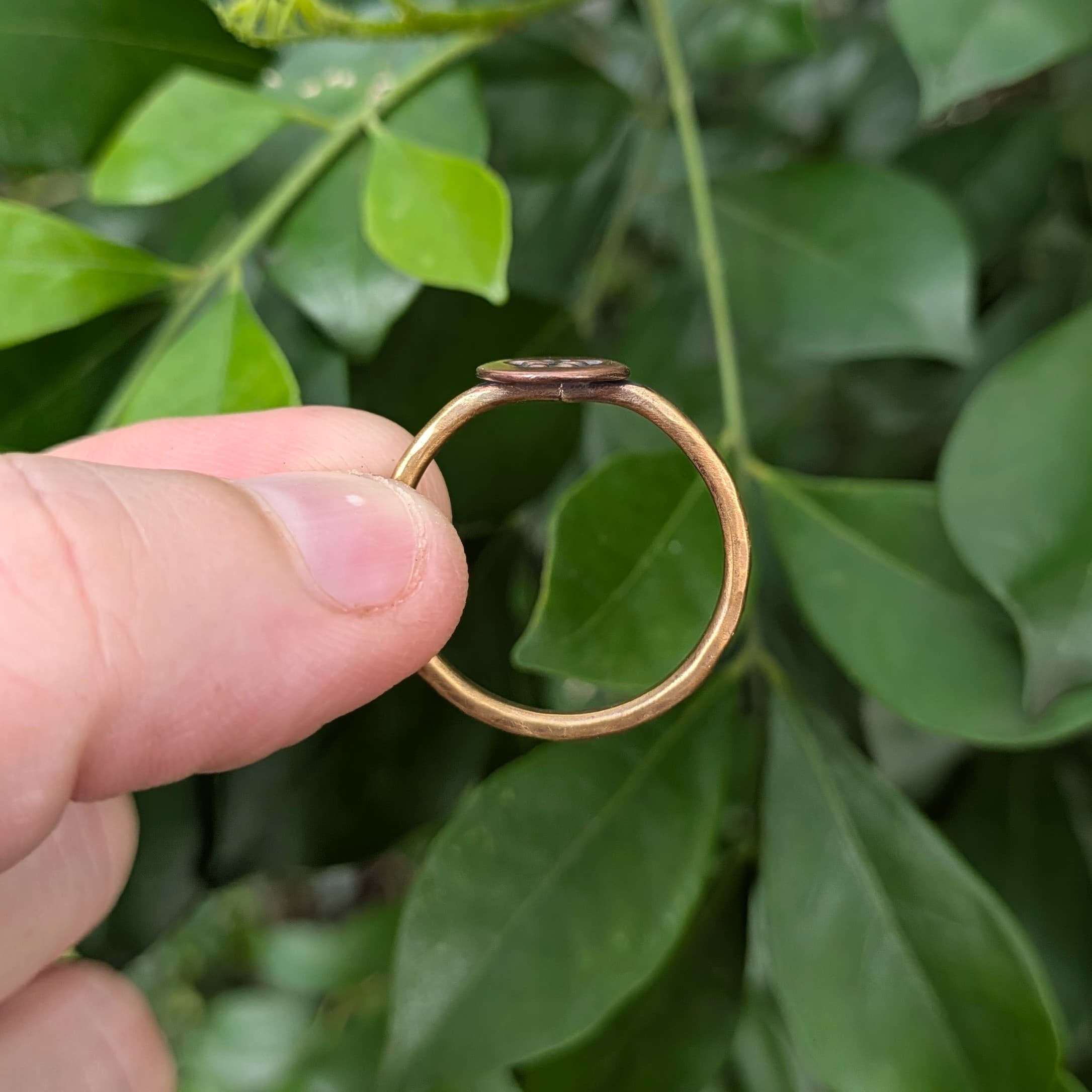 Copper Patina & Brass Butterfly Ring — Jemica Ostrofski