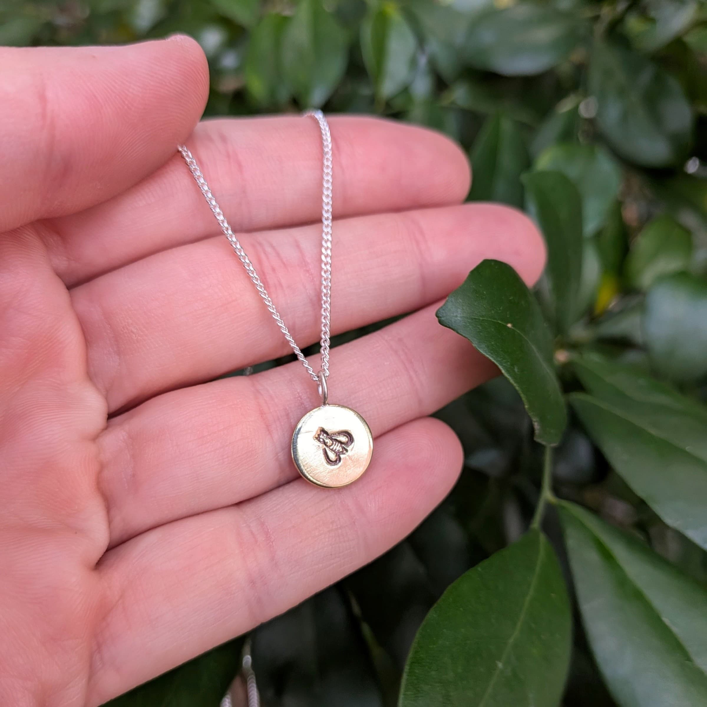 Bee Round Necklace — Jemica Ostrofski