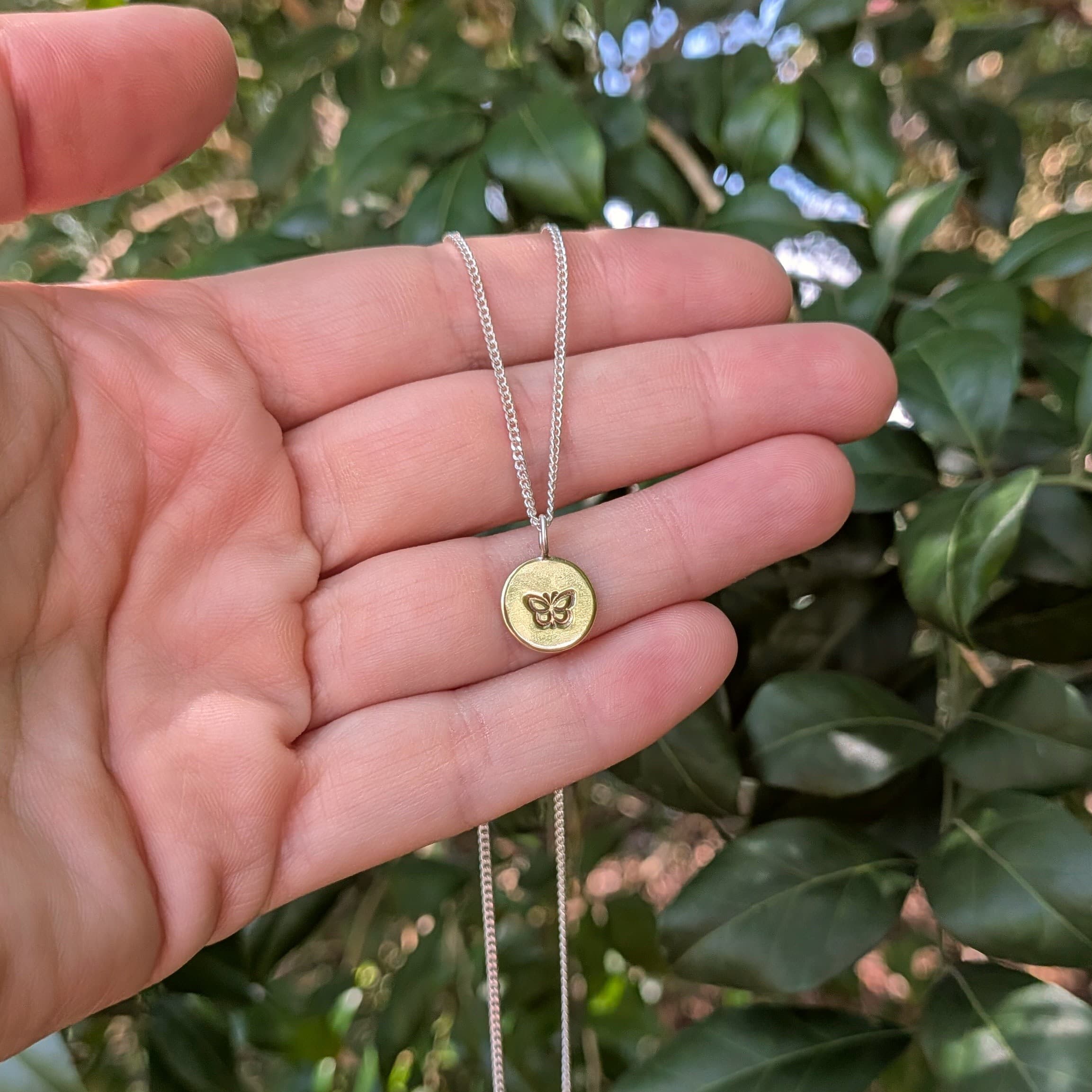 Butterfly Round Necklace — Jemica Ostrofski