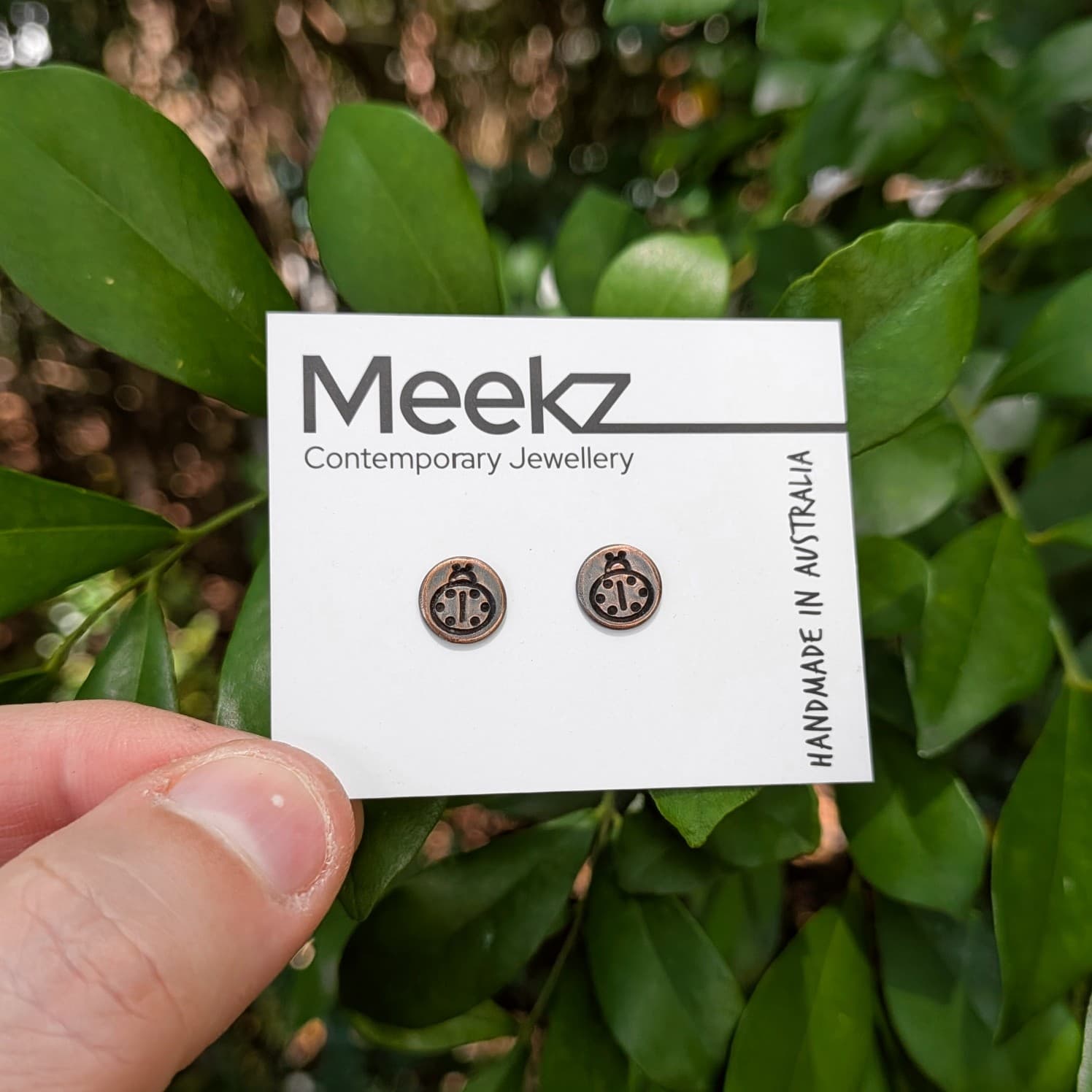 Medium Ladybeetle Studs — Jemica Ostrofski