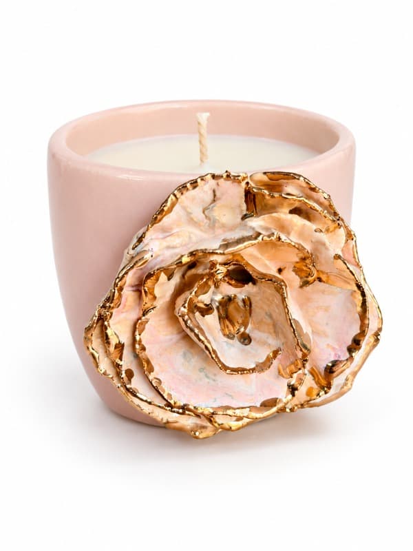 Flower Candle 01 – Sandalwood — Kelly Bonk