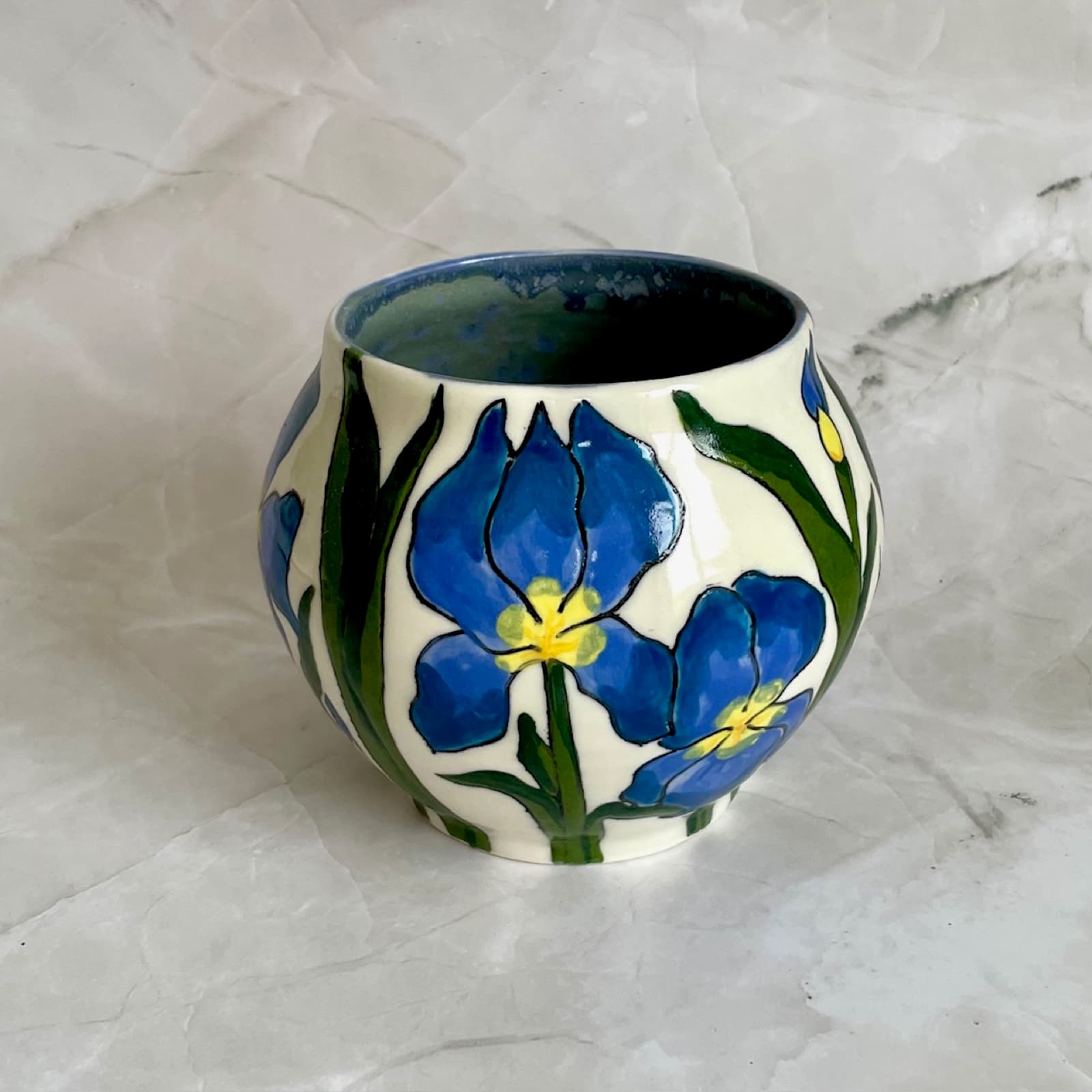 Blue Iris Vase — Juni Margrie
