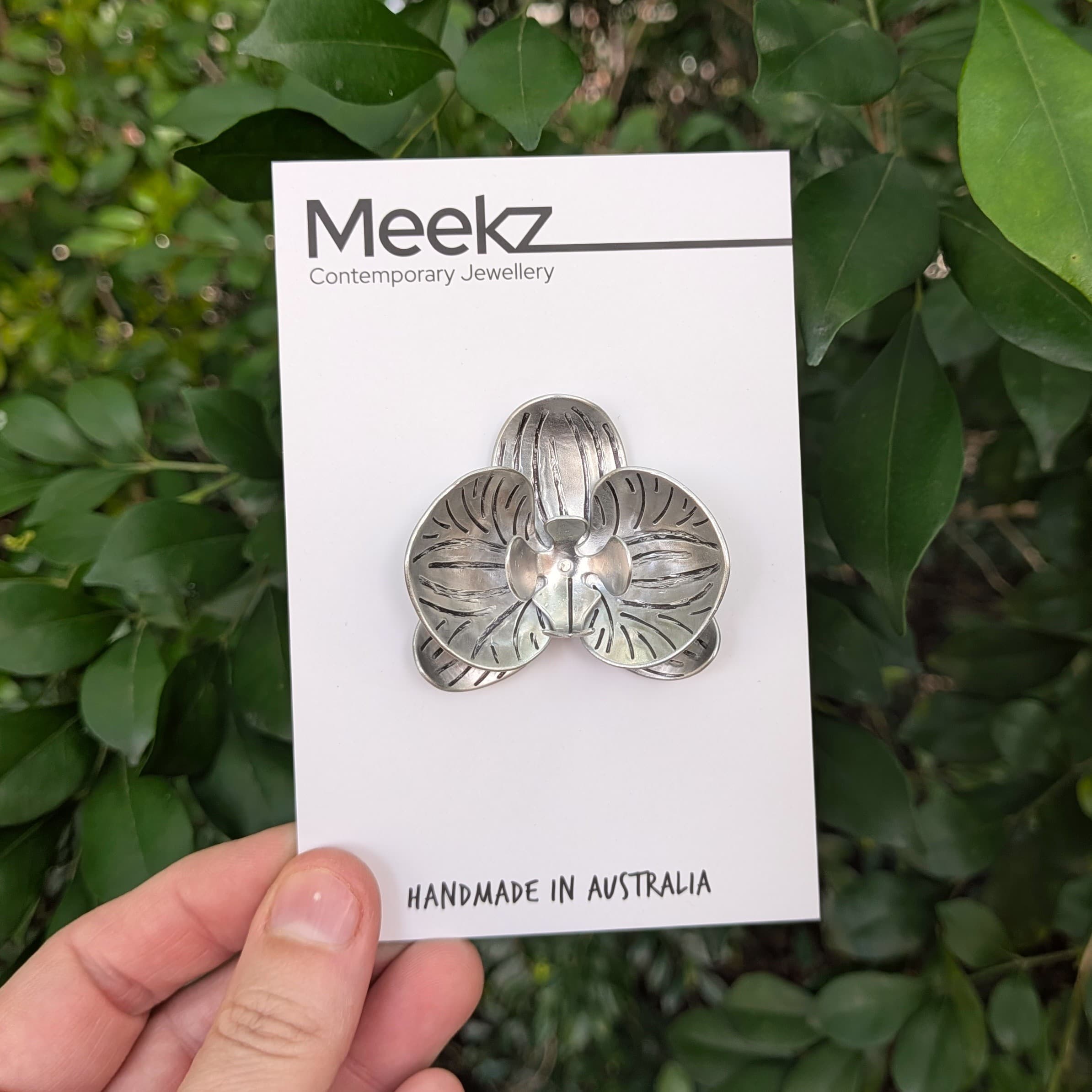Orchid Brooch - Magnetic — Jemica Ostrofski