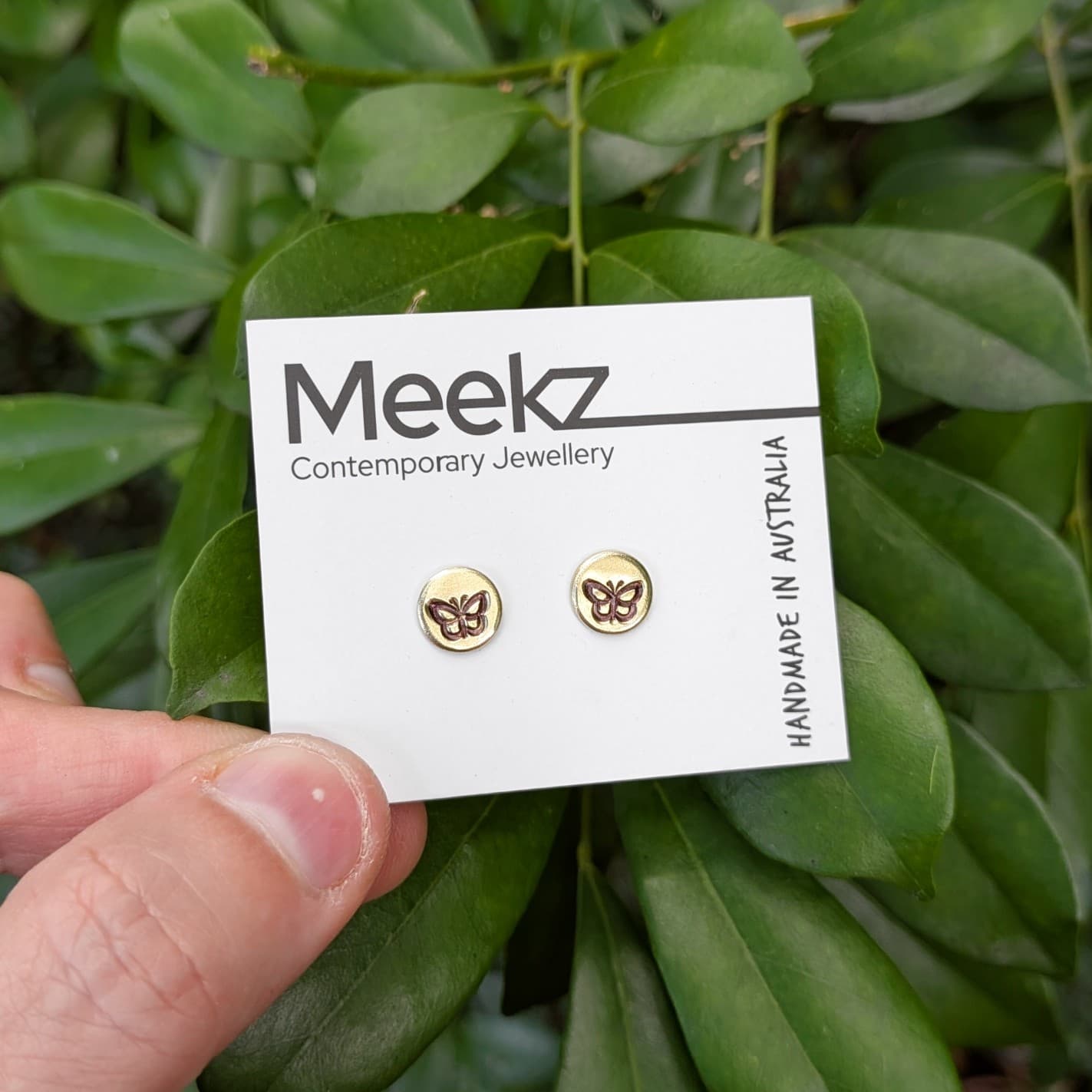 Medium Butterfly Studs — Jemica Ostrofski