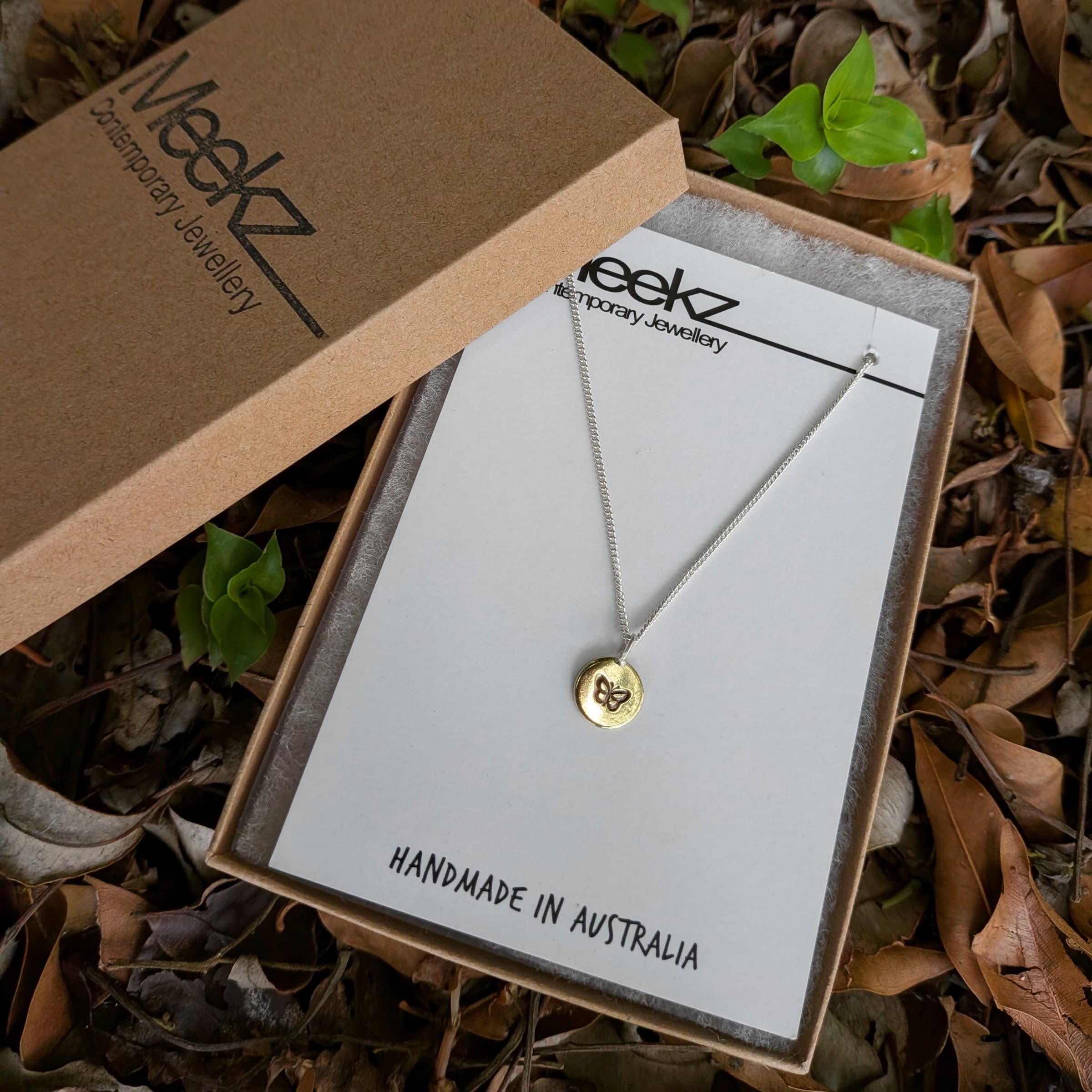 Butterfly Round Necklace — Jemica Ostrofski