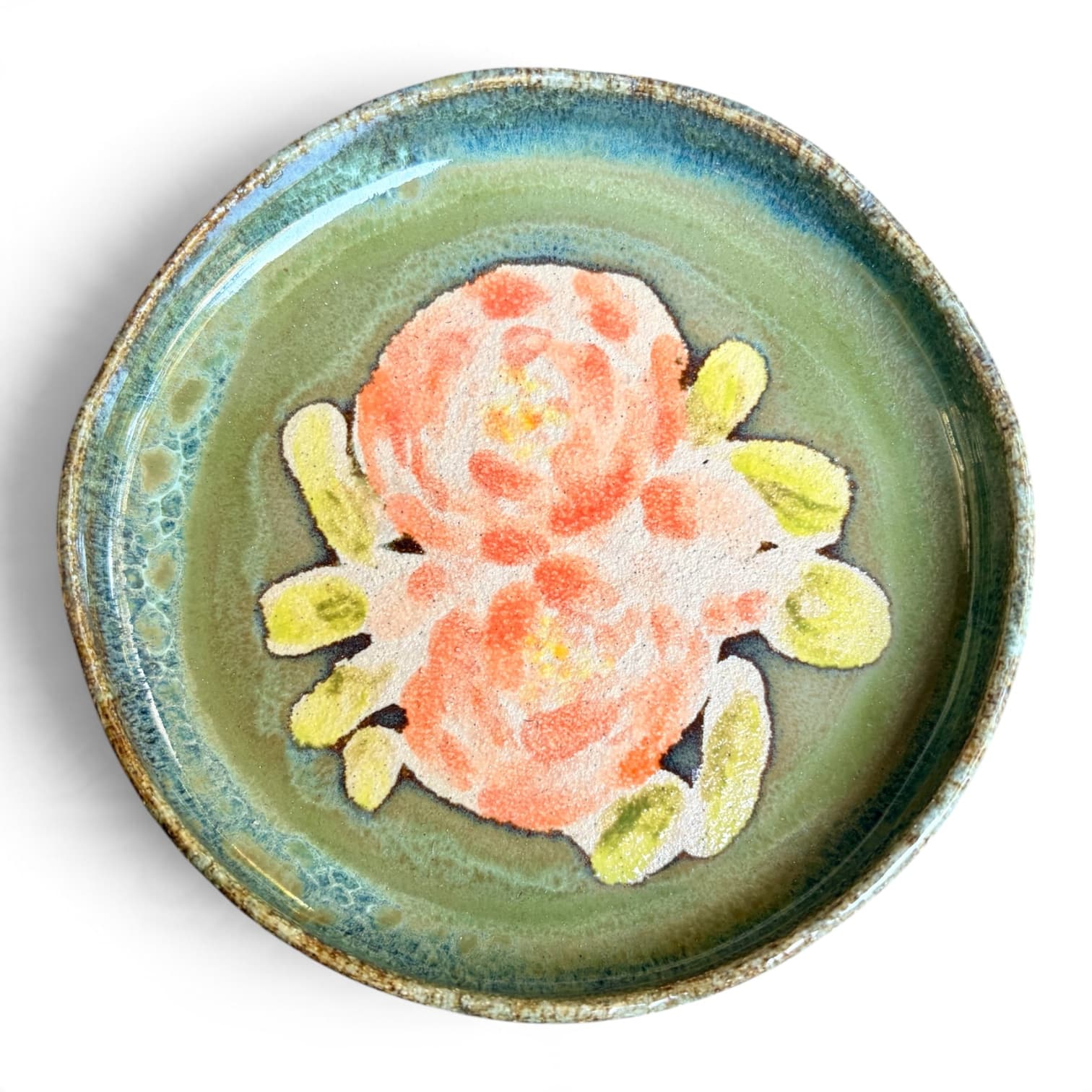 Peonies trinket dish I — Kelly Bonk