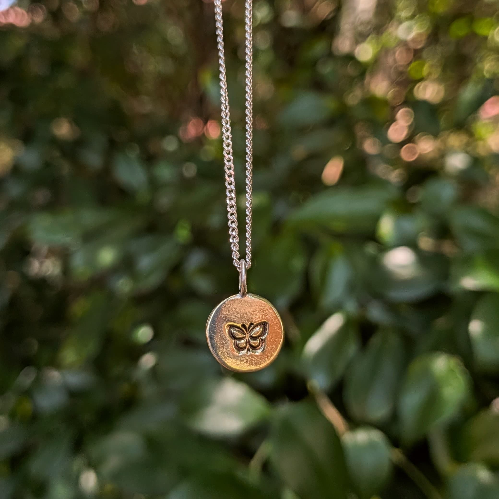 Butterfly Round Necklace — Jemica Ostrofski