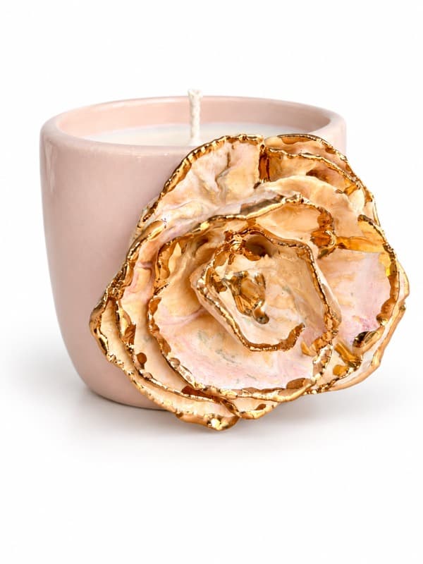 Flower Candle 01 – Sandalwood — Kelly Bonk
