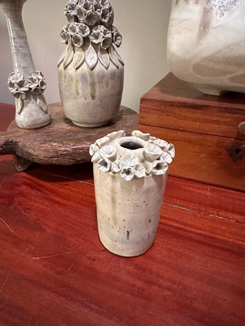 Leaf and Blossom Small Vase — Marlyn Radley