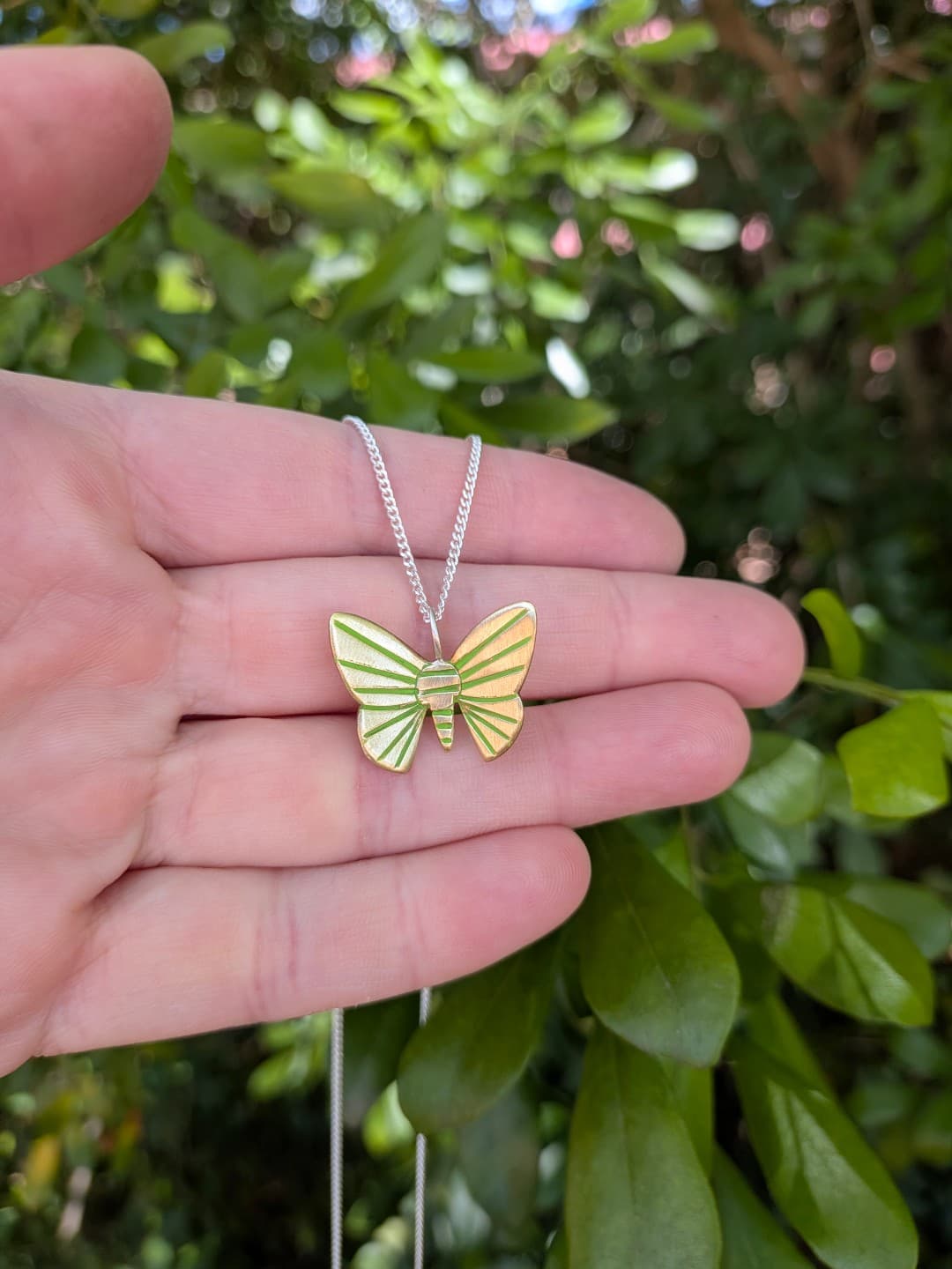 Parotis Marginata Butterfly Necklace — Jemica Ostrofski