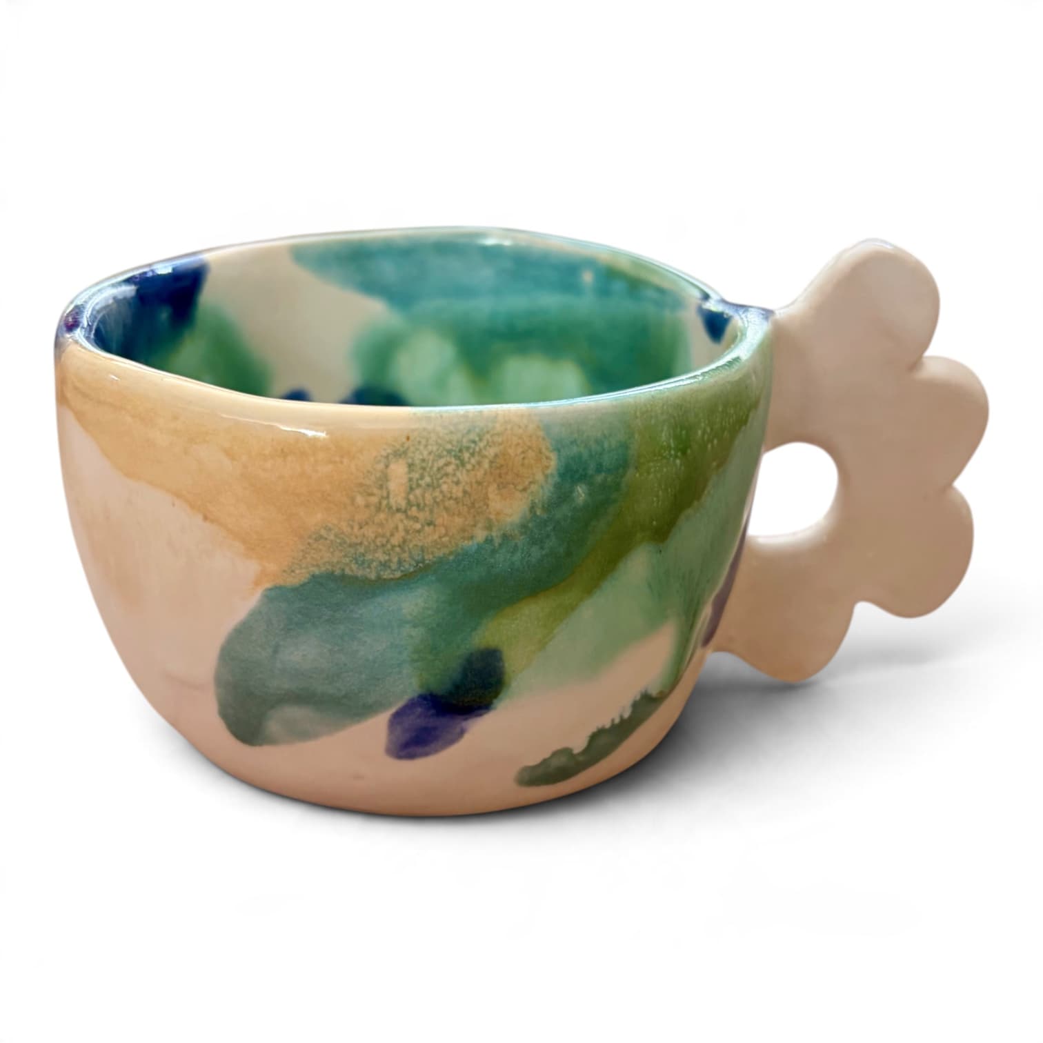 Flower Handle Mug 04 — Kelly Bonk