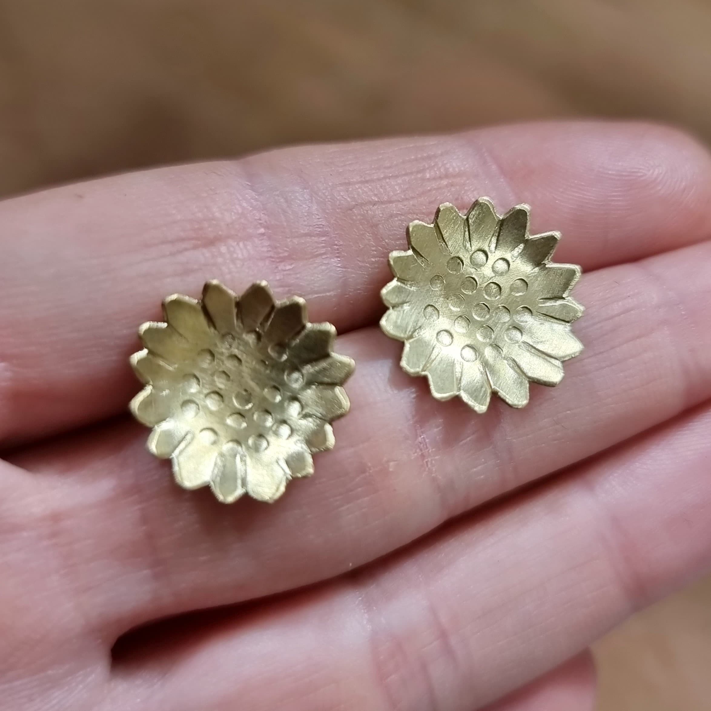 Sunflower Studs — Jemica Ostrofski