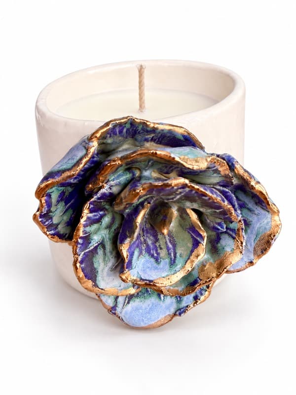 Flower Candle 09 – Sandalwood — Kelly Bonk
