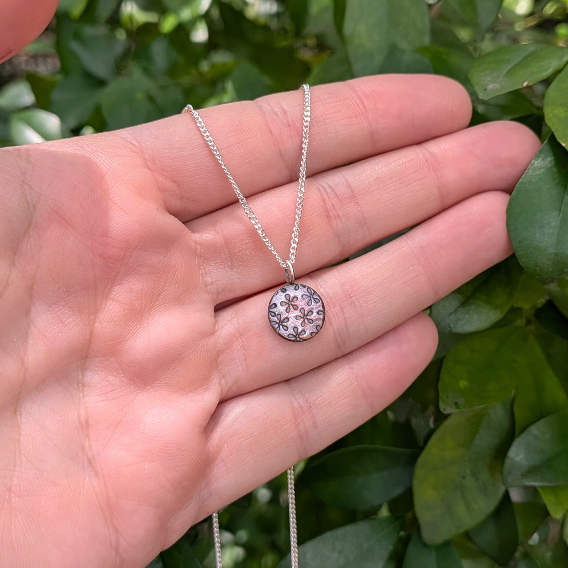 Flower Round Necklace — Jemica Ostrofski