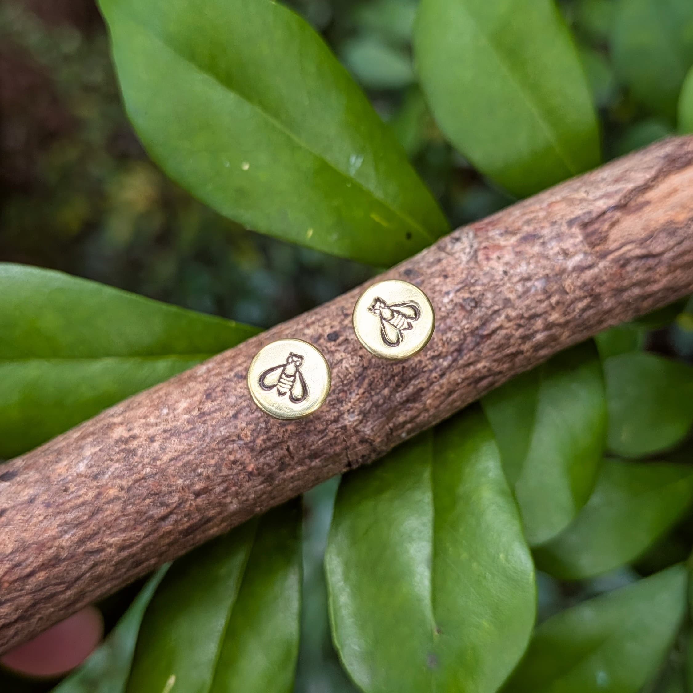 Medium Native Bee Studs — Jemica Ostrofski