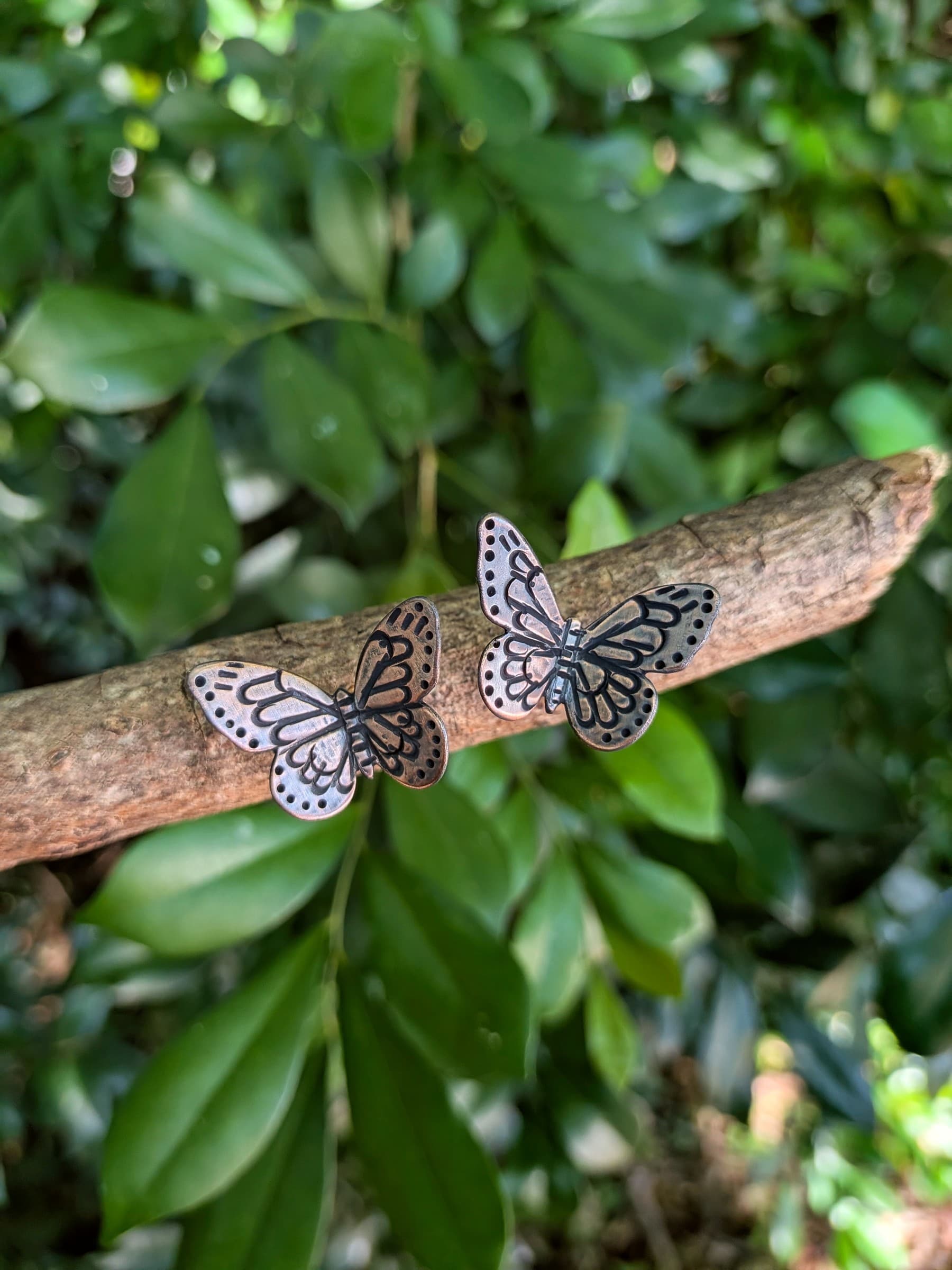 Monarch Butterfly Studs — Jemica Ostrofski
