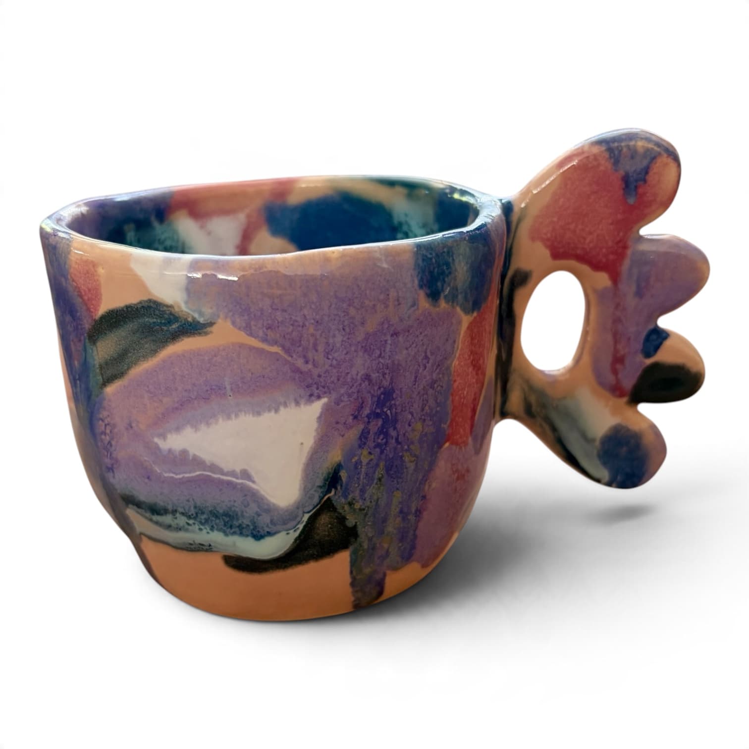 Flower Handle Mug 03 — Kelly Bonk