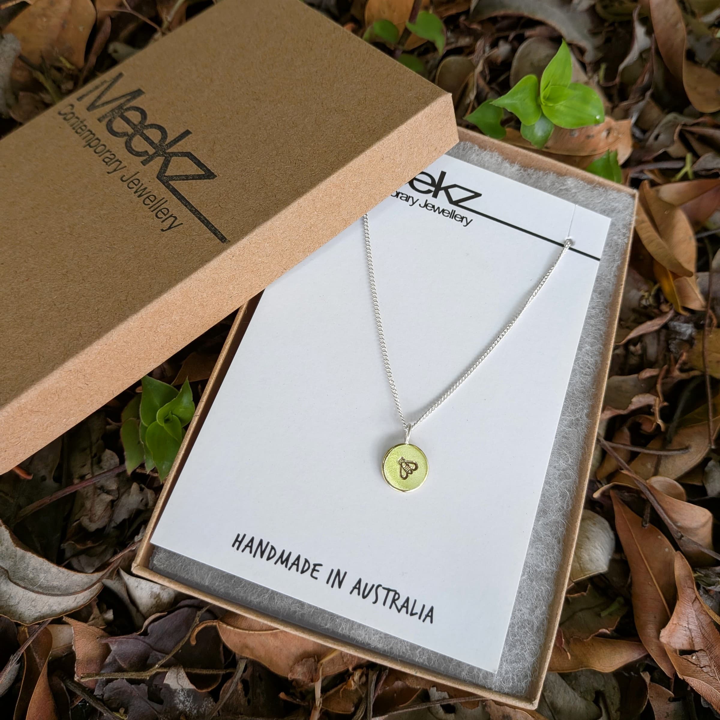 Bee Round Necklace — Jemica Ostrofski