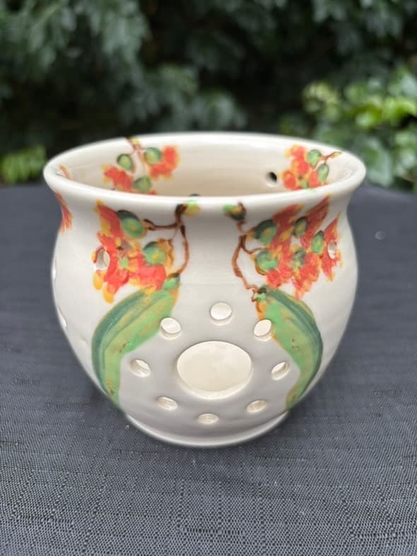 Gum Blossom Tea Light Holder — Christine Pickett