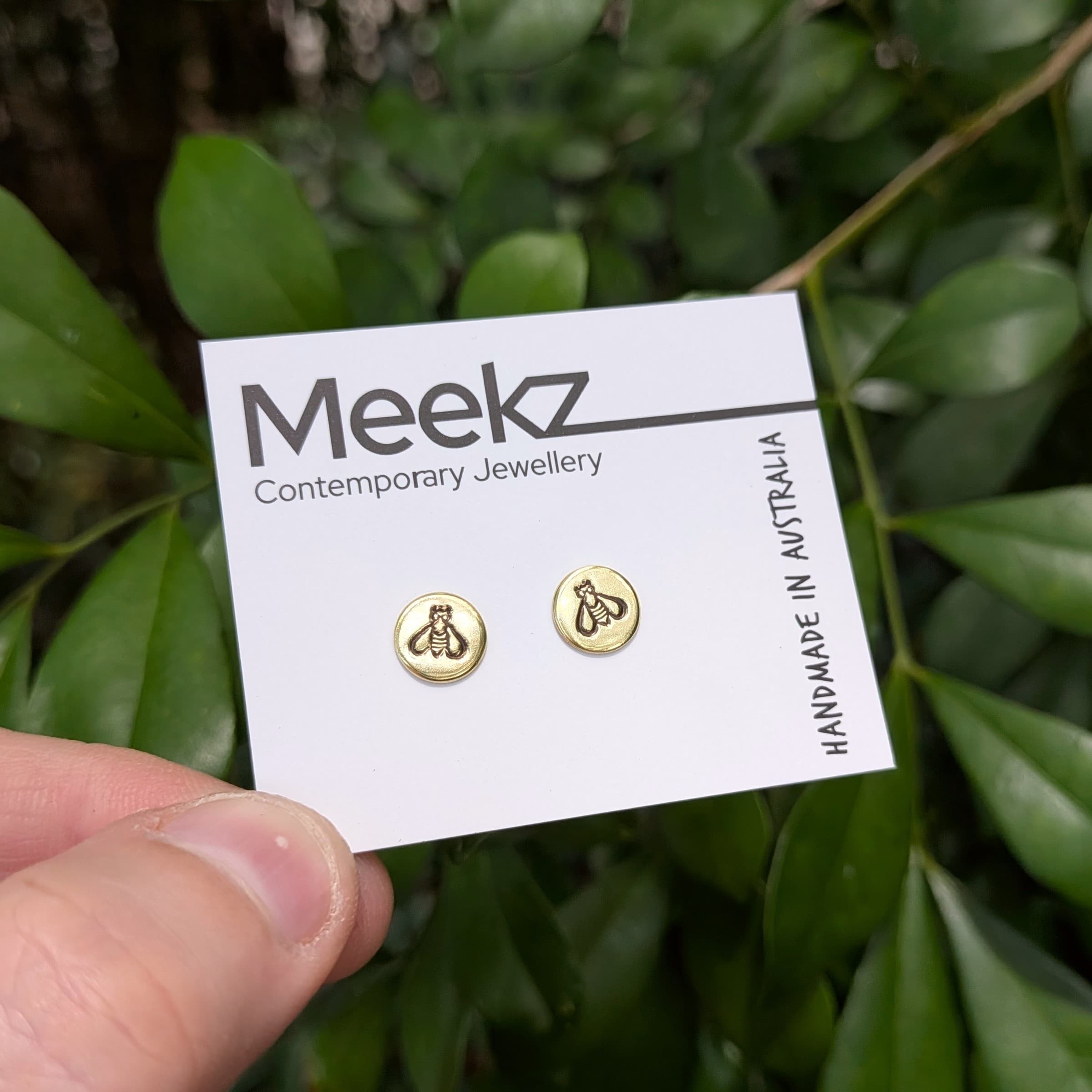 Medium Native Bee Studs — Jemica Ostrofski