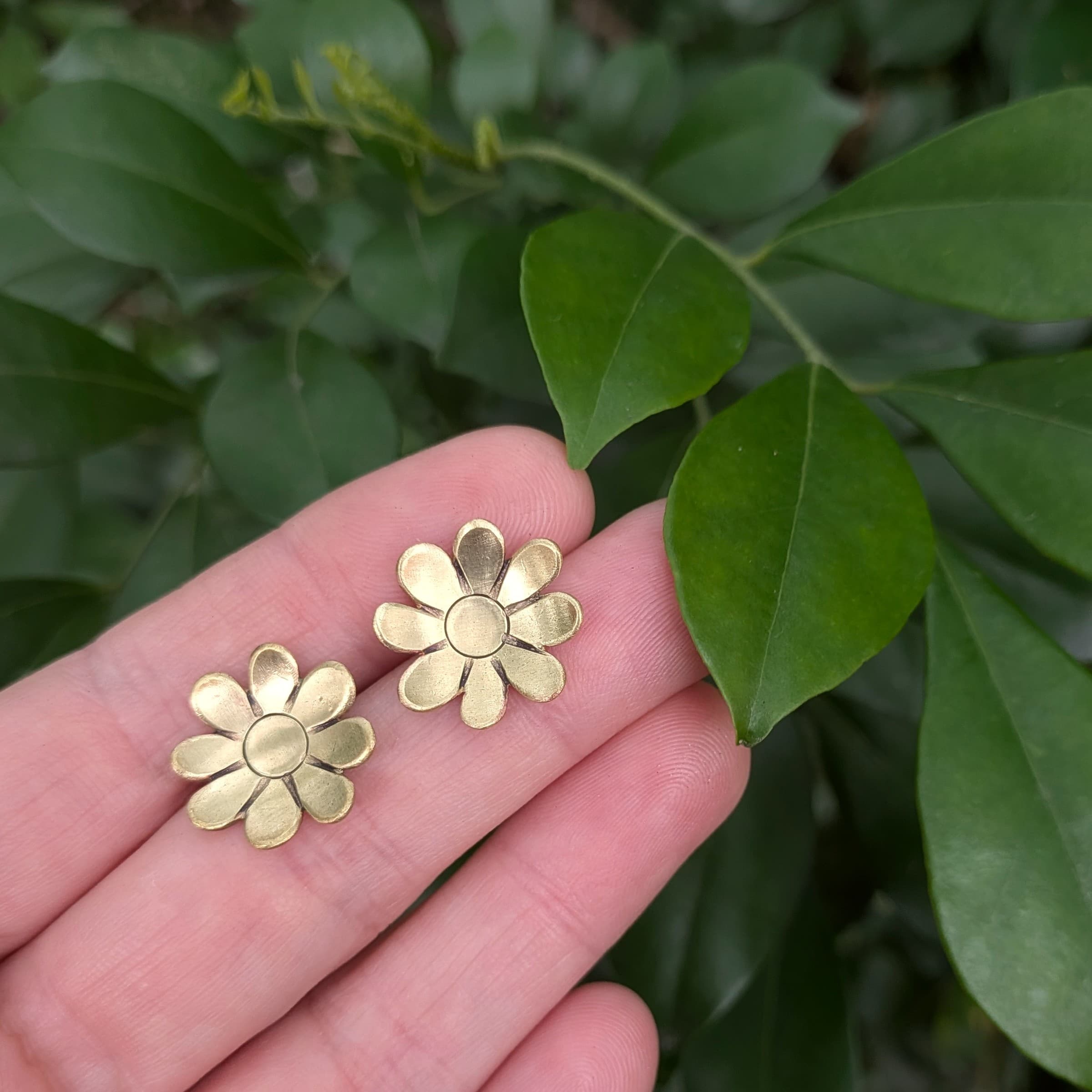 Yellow Daisy Studs — Jemica Ostrofski