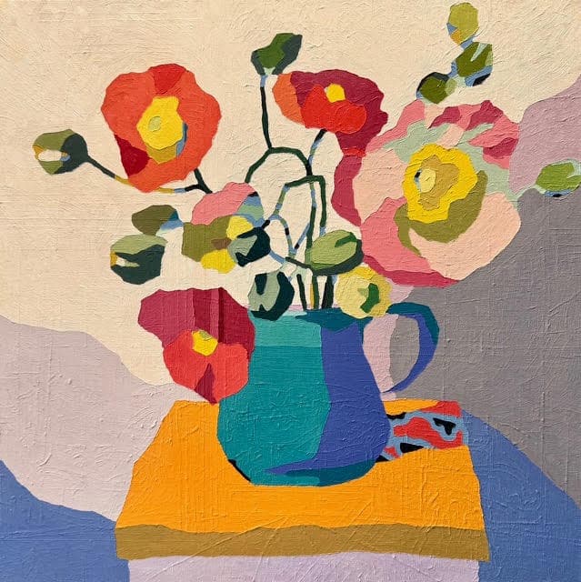 Poppies in Pot — Aylee Kim