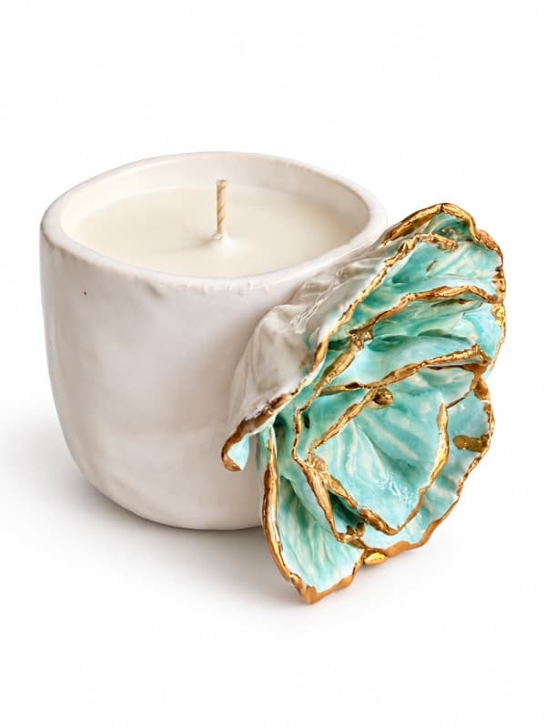 Flower Candle 10 – Sandalwood — Kelly Bonk