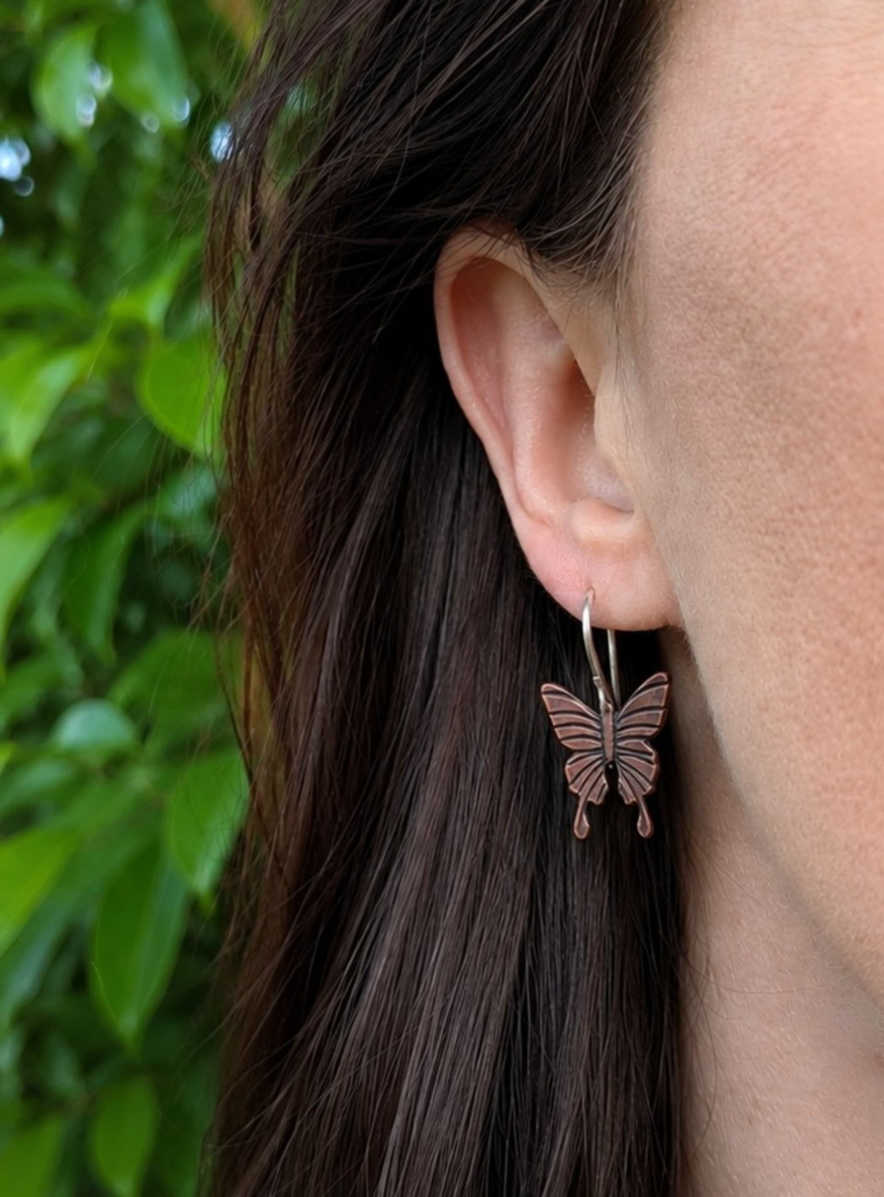 Ulysses Butterfly Soldered Drops — Jemica Ostrofski