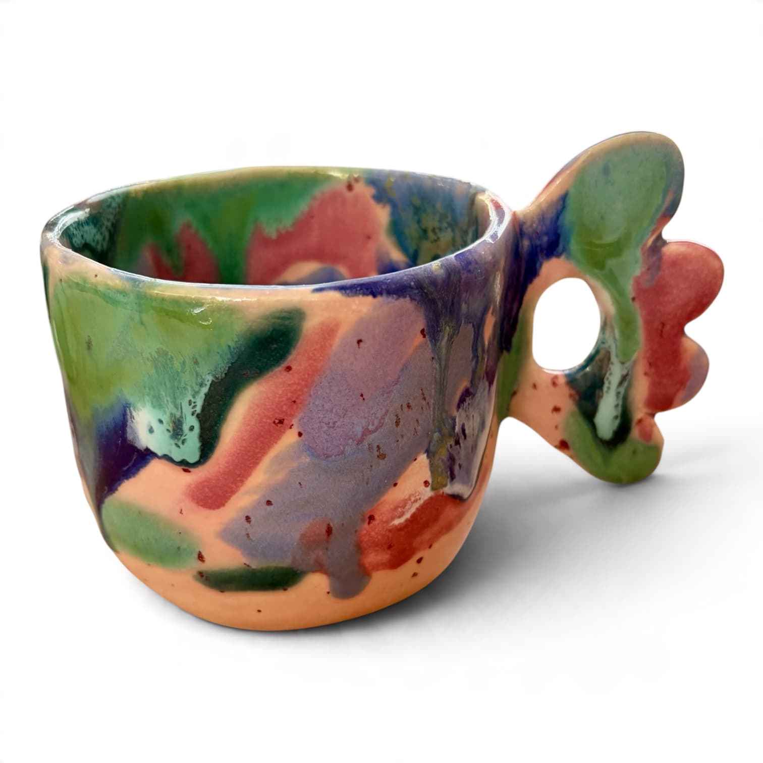 Flower Handle Mug 02 — Kelly Bonk